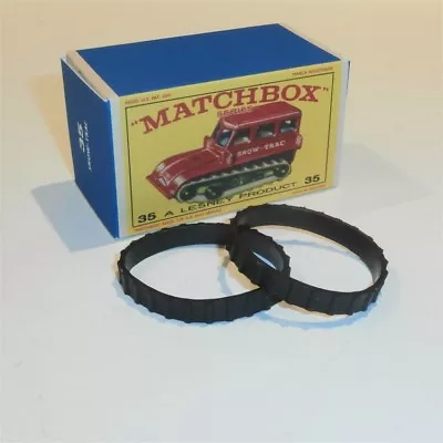 Matchbox Lesney 35 B Snow Trak Trac Repro E Box & Black Tracks Treads Repair Kit • $22.99