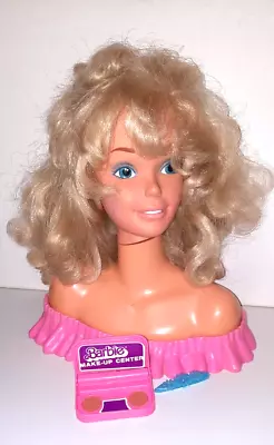 Vintage Mattel Barbie Head 1976 Make Me Pretty Blonde Hair Styling Doll Arco • $13.99