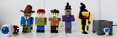 Minecraft Action Figure Lot. Blaze Terraria ZombieTimGuide Witch(Series3)  • $19.99