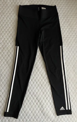 $17.50 • Buy Adidas Climalite Black Long Legging Activewear Tight Fit  Pant Women's Size S