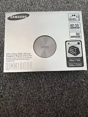 £49.99 • Buy New Unopened Samsung Ultra Slim Wall Mount Bracket. WMN1000B