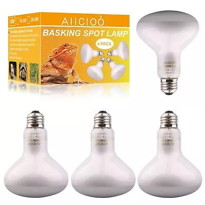 	Reptile Basking Light Bulb - 150 Watt Heat Light Bulb 4 Pack For Reptile Heat	 • $39.26