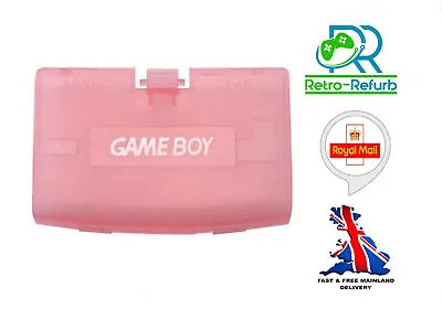 Nintendo Gameboy Advance GBA Replacement Battery Cover - CLEAR PINK • £2.49