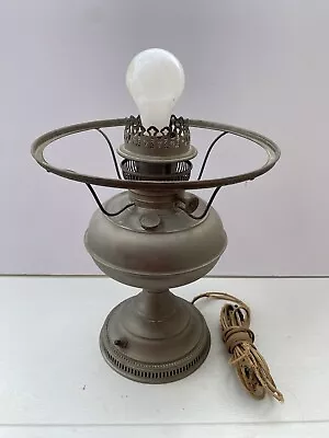 Vintage Rayo Aladdin Style Brass Oil Lamp Concerted To Electric • $24.99