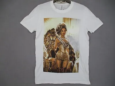 Beyonce Shirt Womens Small White Mrs Carter Show Australia New Zealand Tour 2013 • $12.60