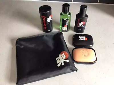 VINTAGE HAI KARATE AFTERSHAVE TALC SOAP BAG GIFT SET IN ORIGINAL BAG. Retro • $48.49