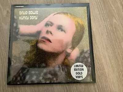 David Bowie-hunky Dory Ltd Ed Gold Vinyl Rare! Mint! 1st Press Lp 2015 • £25