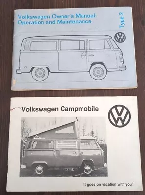 1973 VW Bus Owners Manual Volkswagen And Westfalia Type 2 Van Owner Guide Book • $89.99