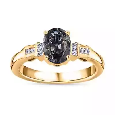 LUXORO 10K Yellow Gold AAA Natural Spinel Diamond Ring Ct 1.4 H Color I3 Gifts • $501.98