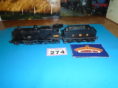 Bachmann 31-931  Lms Black Midland Compound  4-4-0  R/n 1189 /freepost / P/276 • £69.99