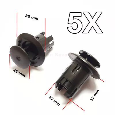 5X Rocker Moulding Retainers For Toyota • $8.89