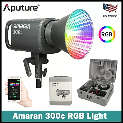 Aputure Amaran 300c RGBWW LED Video Light 300W For Filmmaking Studio Photography • $465.52