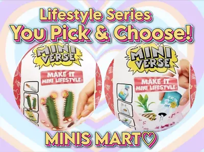 Miniverse Make It Mini Sets Pick & Choose: LIFESTYLE - NEW No Ball • $19.99