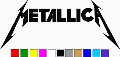 METALLICA Logo Vinyl Decal Sticker Die Cut Rock Band • $2.99