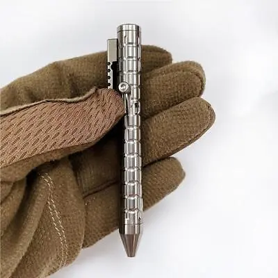 Titanium Alloy Mini Ballpoint Pen Bolt Action EDC Pocket Signature Pen Outdoor • $52.99