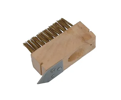 2 X Patio Drive Block Paving Wire Head Brush Metal Rake Out Spike Grout • £6.49