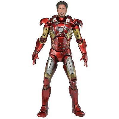 Neca Avengers Battle Damaged Iron Man 1/4 Scale Action Figure • $77.28