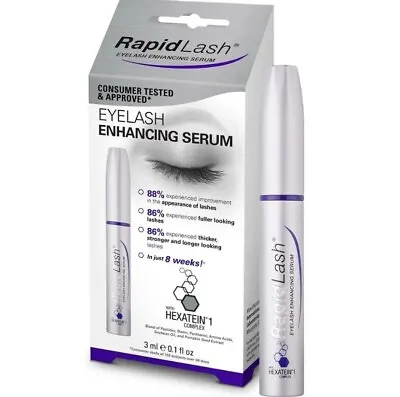 RapidLash Eyelash Growth Enhancing Serum 3ML - Fast Dispatch • £19.99