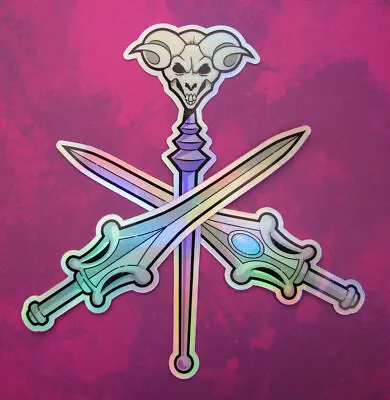 He-Man Sword Skeletor She-Ra Stickers Holographic Masters Of The Universe MOTU • $3.89