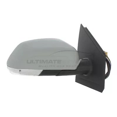 VW Polo Mk4 9N3 2005-2010 Door Wing Mirror Electric Primed Drivers Side Right • $55.89
