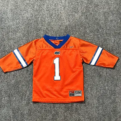 Florida Gators Nike Team Baby Kids Youth Jersey Orange #1 Football 12M • $24