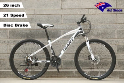 $229.89 • Buy 26 Inch Hardtail Mountain Bike 21-Speed Disc-Brakes Suspension Fork AU Stock