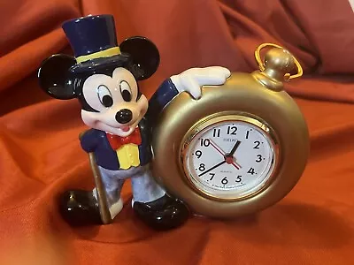 Vintage Seiko Quartz Mickey Mouse Desk Clock QFD210G • $78.95