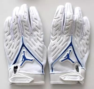 Nike Jordan UCLA Superbad Football Gloves Men's XL NCAA White/Signal Blue • $149.95