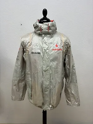 Vodafone Mclaren Mercedes-Benz Jacket Men’s Formula 1 Racing Team Hood • $120