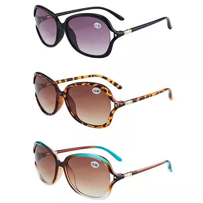 £9.59 • Buy Men Women Tinted Bifocals Reading Glasses For The Elderly Sunglasses Readers H