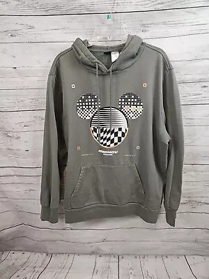 Disney Mickey Mouse Men's Green Hoodie Sweatshirt Size XXL • $11.99