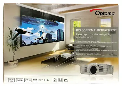 £449.99 • Buy Optoma GT1080 DLP Full HD 3D 1080p Projector - MHL & HDMI Connectivity -Portable