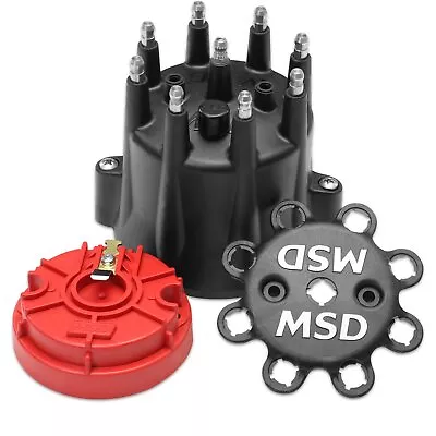 MSD 84336 HEI Distributor Cap And Rotor Kit Black • $59.76