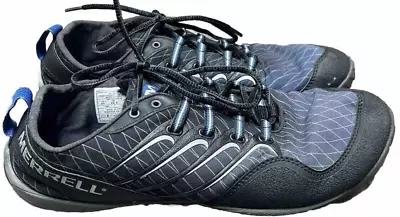 Merrell Sonic Glove Black Blue  - Minimalist Sneakers - Men's Size 11 • $42.99