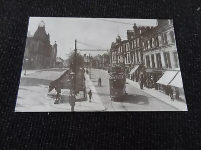 Newmarket Street Falkirk 1910 Postcard - 84859 REPRO • £4