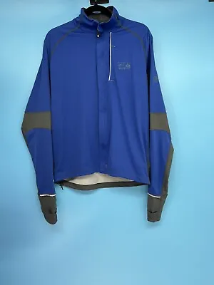 Mountain Hardwear Dry Q Active Men’s Blue Gray Soft Shell Jacket Size: L • $16