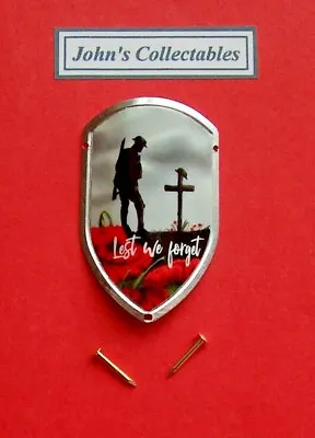 Collectable Lest We Forgetwalking / Hiking Stick Badge/ Mount New In Packet 2 • £3.25