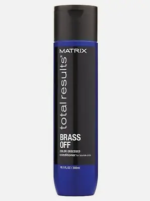 MATRIX TOTAL RESULTS BRASS OFF CONDITIONER 300ml Blue Toning Conditioner • £12