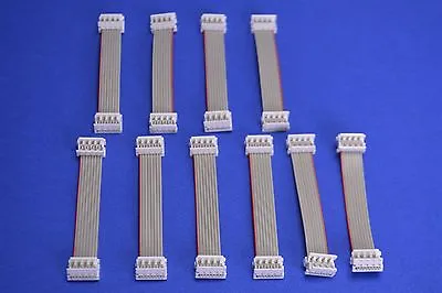 10 Molex Picoflex PF-50 IDT-to-IDT 8 Circuits Ribbon Cables 70mm Long 92315-0807 • $9.95