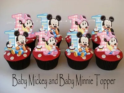 Mickey And Minnie  Cupcake Topper (12pcs) • $6.50