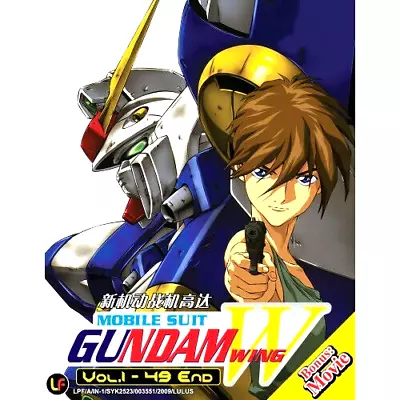 Anime DVD Mobile Suit Gundam Wing Complete TV (Vol. 1 - 49 End) + Movie Eng Dub • $27.26