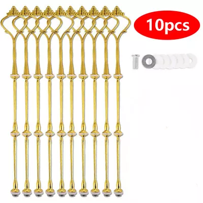 10 X Cake Plate Stand 2 Or 3 Tier Hardware Rod Fittings Centre Handle Fitting • £13.99