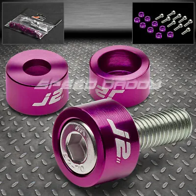 J2 Aluminum Jdm Header Manifold Cup Washer+bolt Kit For Ee Ef Eg8 Eg2 Ej6 Purple • $9.97