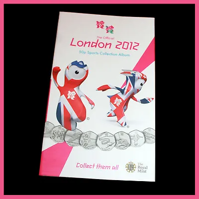 £145 • Buy Royal Mint | Official London 2012 50p Sports Collection Album ONLY (No Coins)