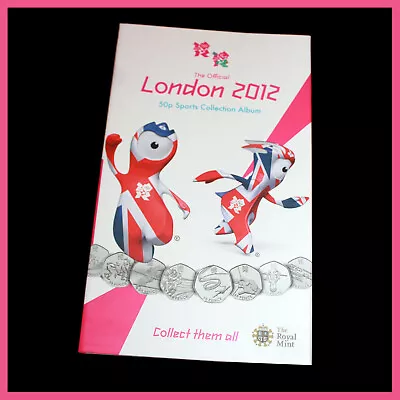 Royal Mint | Official London 2012 50p Sports Collection Album ONLY (No Coins) • £115