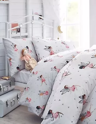 £28.50 • Buy New Next Twin Pack (2) Snug Fairy Bedset Bedding Cotton Toddler Duvet Set Cover