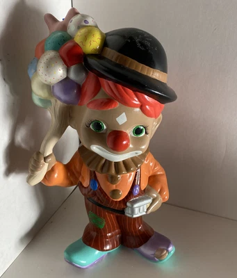 $39.99 • Buy Vintage Ceramic Child Clown 12” Figurine With Artist Sig Paula Gage 1981