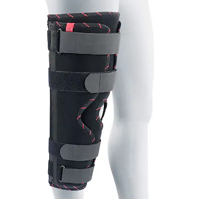Tri-Panel Knee Immobilizer Full Leg Brace - Straight Leg Support - Knee Splint • $35.50