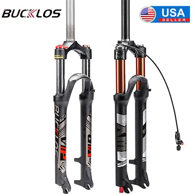 MTB Air/Mechanical Fork Bike 26/27.5/29  Suspension 120/100mm Travel Fit Marlin • $78.99