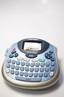 DYMO LetraTag LT-100T Portable Personal Label Maker Tested Works NO POWER CORD • $16.99